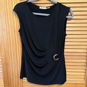 Calvin Klein sleeveless Black Blouse S/M